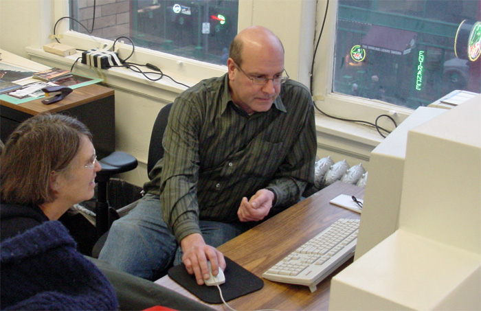 Ed Hause at REALNEO office in Caxton Building Cleveland Ohio