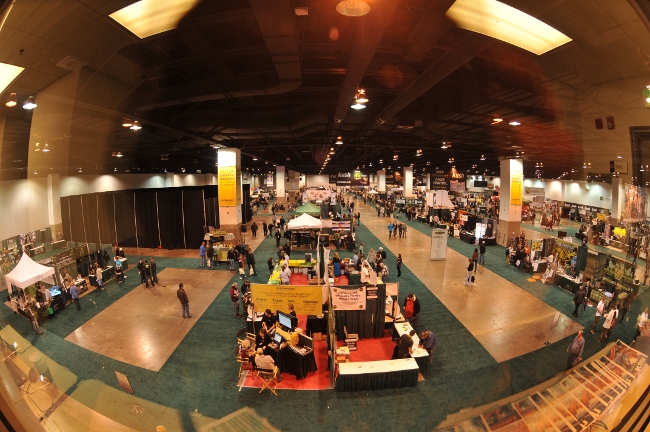 Fisheye view of KushCon2 Marijuana Industry Convention in Denver, Colorado, December 17-19, 2010