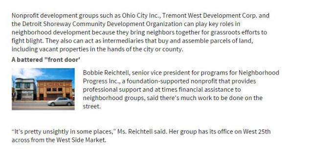 Bobbi Reichtell - Mark McDermott CHN-Neighborhood Progress connection 