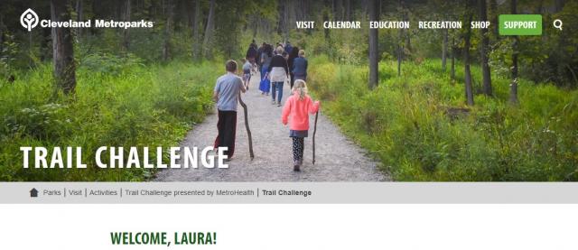 Metroparks MetroHealth Trail Challenge